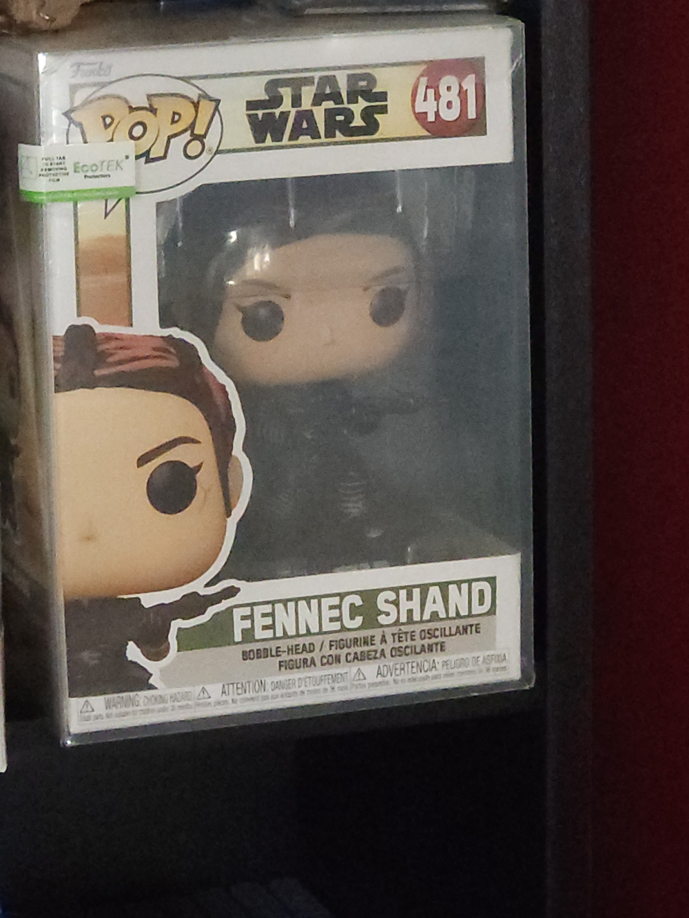 Funko Pop! Star Wars Fennec Shand Figure - Black and White Box